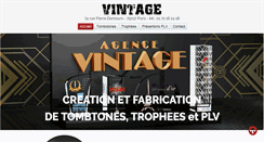 Desktop Screenshot of agence-vintage.com