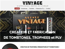 Tablet Screenshot of agence-vintage.com